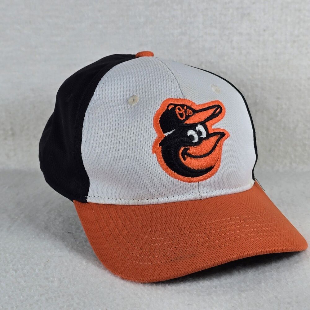 OC Sports Baltimore Orioles MLB Youth Baseball Cap Black White Orange